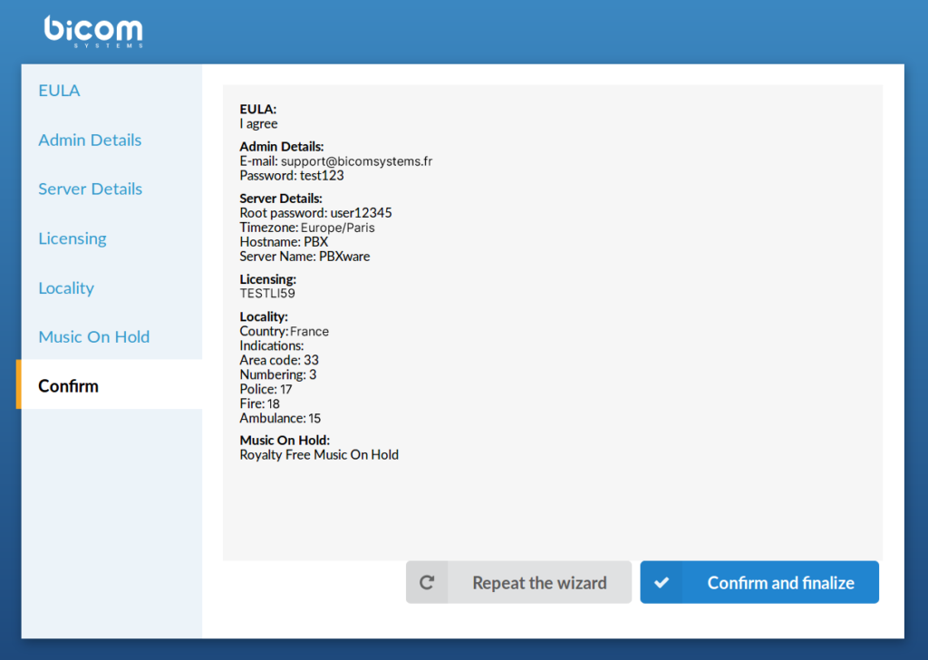 Installation de PBXware Wiki Systems Français